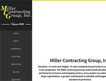 Tablet Screenshot of millercontractinggroup.com